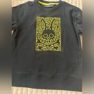 Kids Psycho Bunny sweater. Navy Blue. Used 3 times